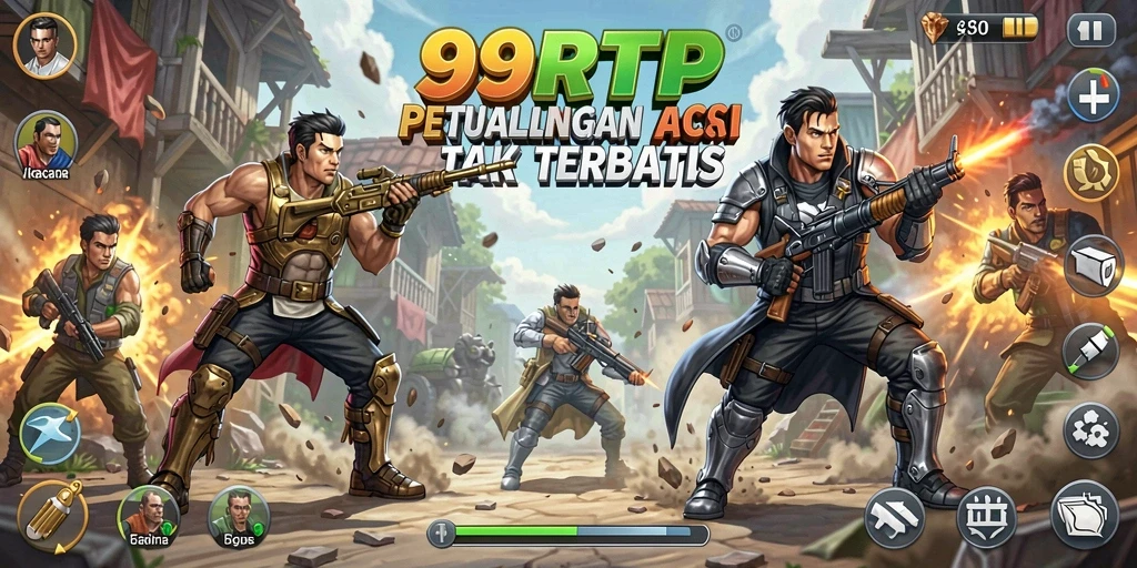 Tampilan aksi seru di gameplay 99RTP.