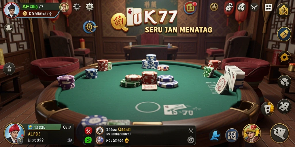 Tangkapan layar gameplay AFK77 yang penuh aksi QiuQiu.