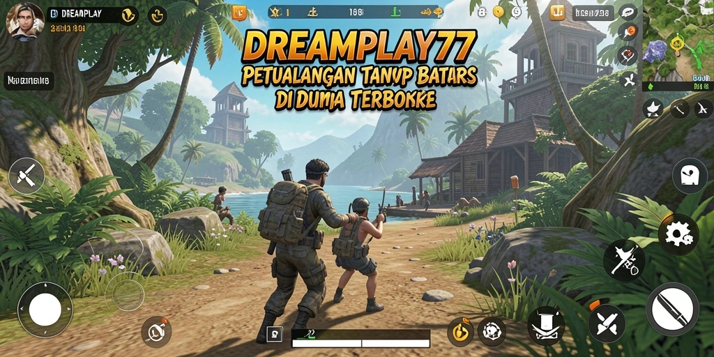 Tampilan gameplay menarik di dunia terbuka yang luas.