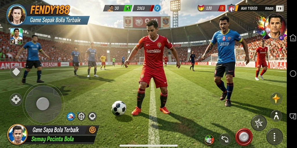 Tampilan gameplay seru dan mendebarkan di FENDY188.