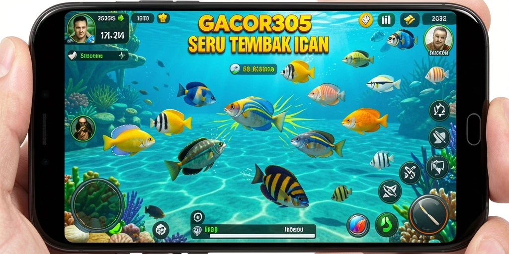 Gameplay menembak ikan yang seru dan menegangkan di GACOR305.