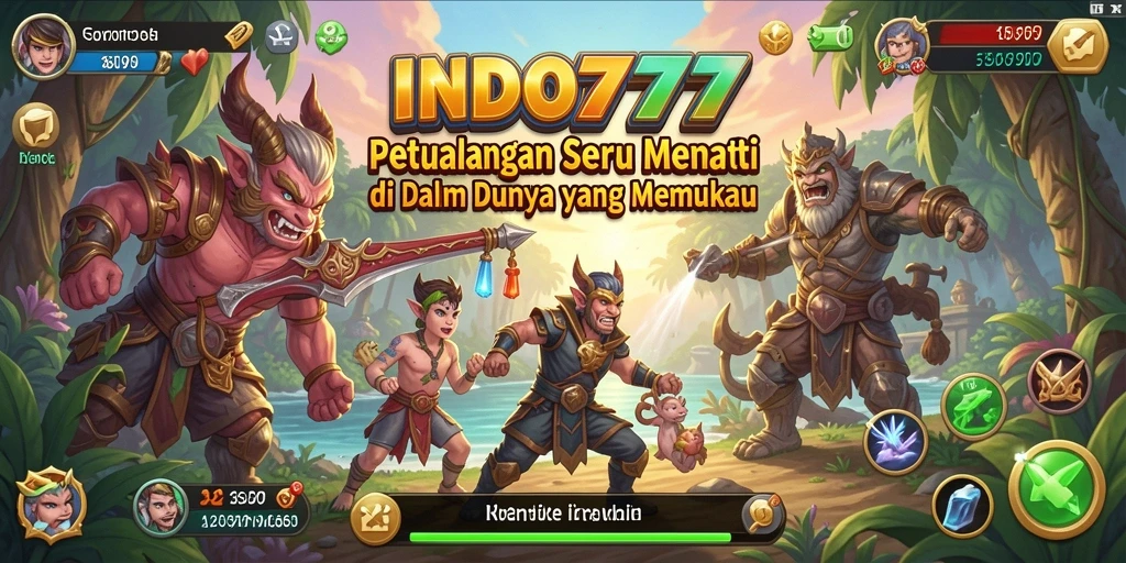 Tampilan gameplay INDO777 yang mendebarkan dan penuh warna.