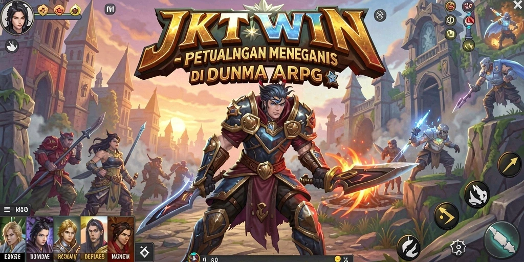 Tampilan gameplay mendebarkan dari JKTWIN dengan pertarungan seru.