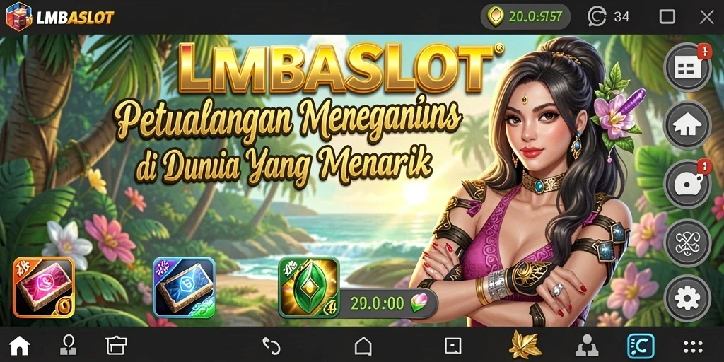 Tampilan menarik dari gameplay LMBASLOT yang penuh petualangan.
