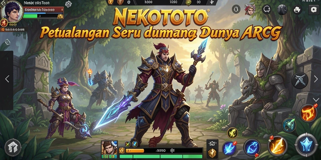 Tampilan dinamis dari gameplay <strong>NEKOTOTO</strong> yang memukau dan penuh aksi.