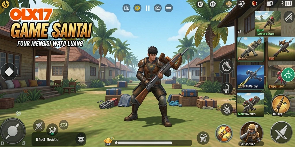 Tampilan gameplay OLX17 yang menarik dan menghibur.