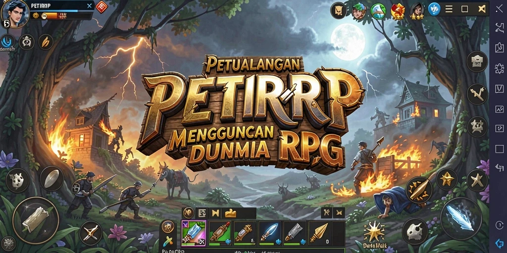 Tampilan menakjubkan dari gameplay PETIRRP yang penuh aksi.