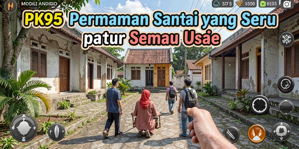 Screenshot gameplay PK95 yang menampilkan keseruan bermain.
