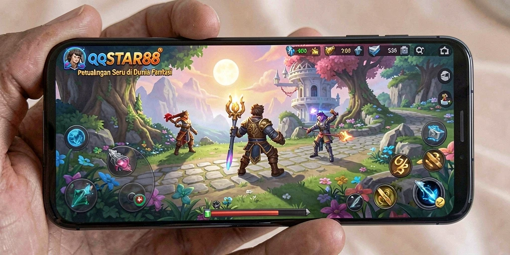 Gameplay seru QQSTAR88 dalam dunia petualangan fantasi.
