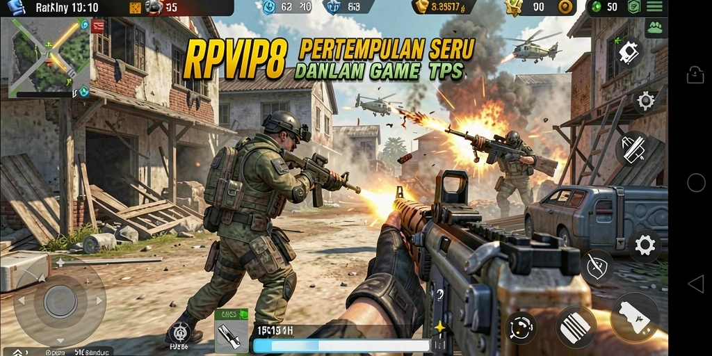 Gameplay seru RPVIP8 dengan aksi menegangkan di setiap sudut.