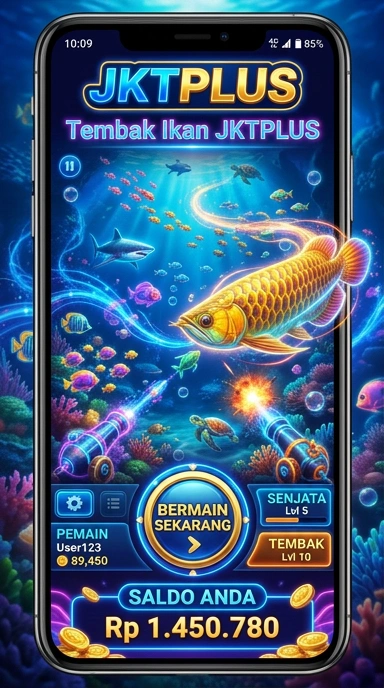 Tampilan utama aplikasi jktplus dengan pilihan aplikasi populer.